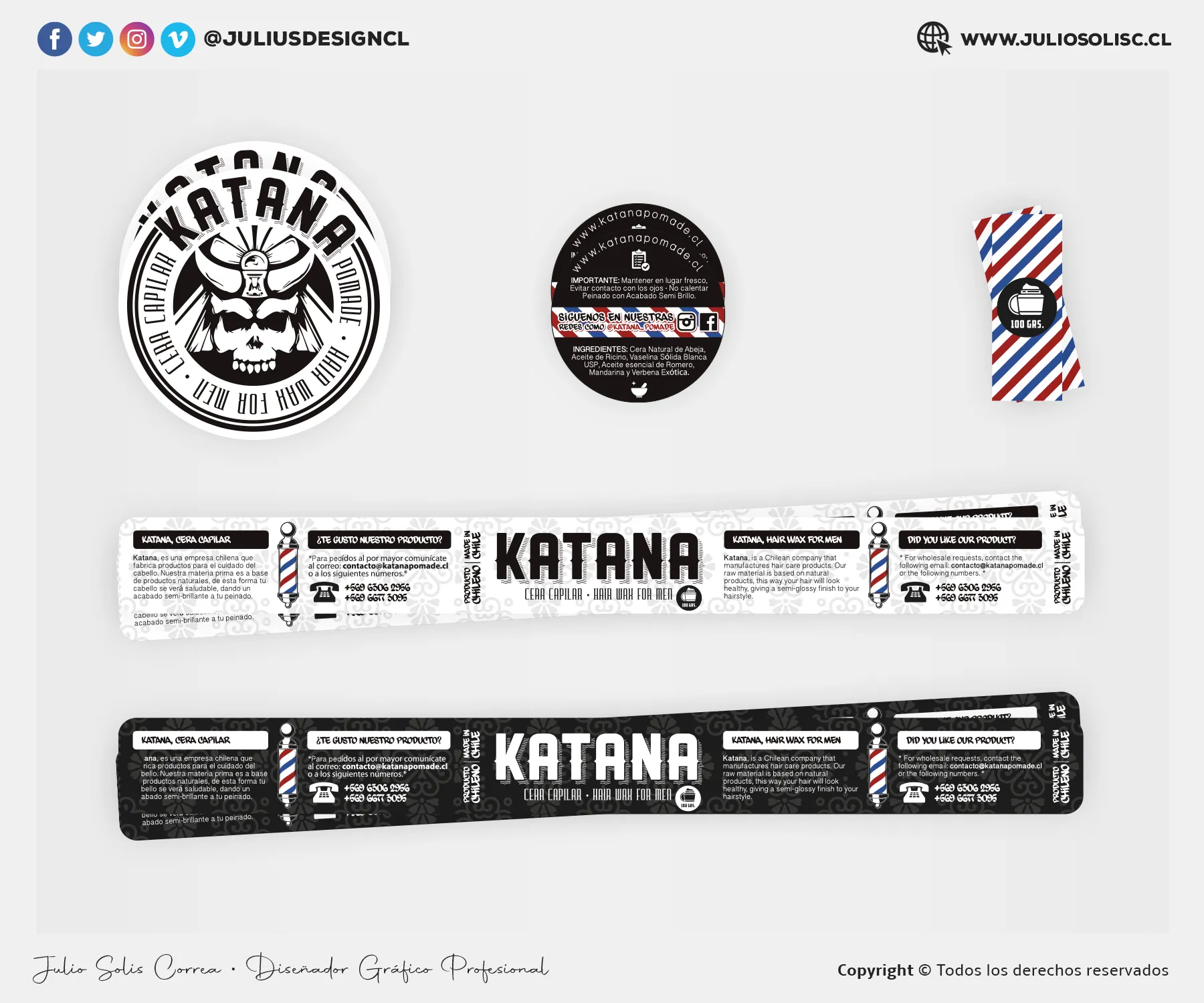 Etiqueta cera capilar