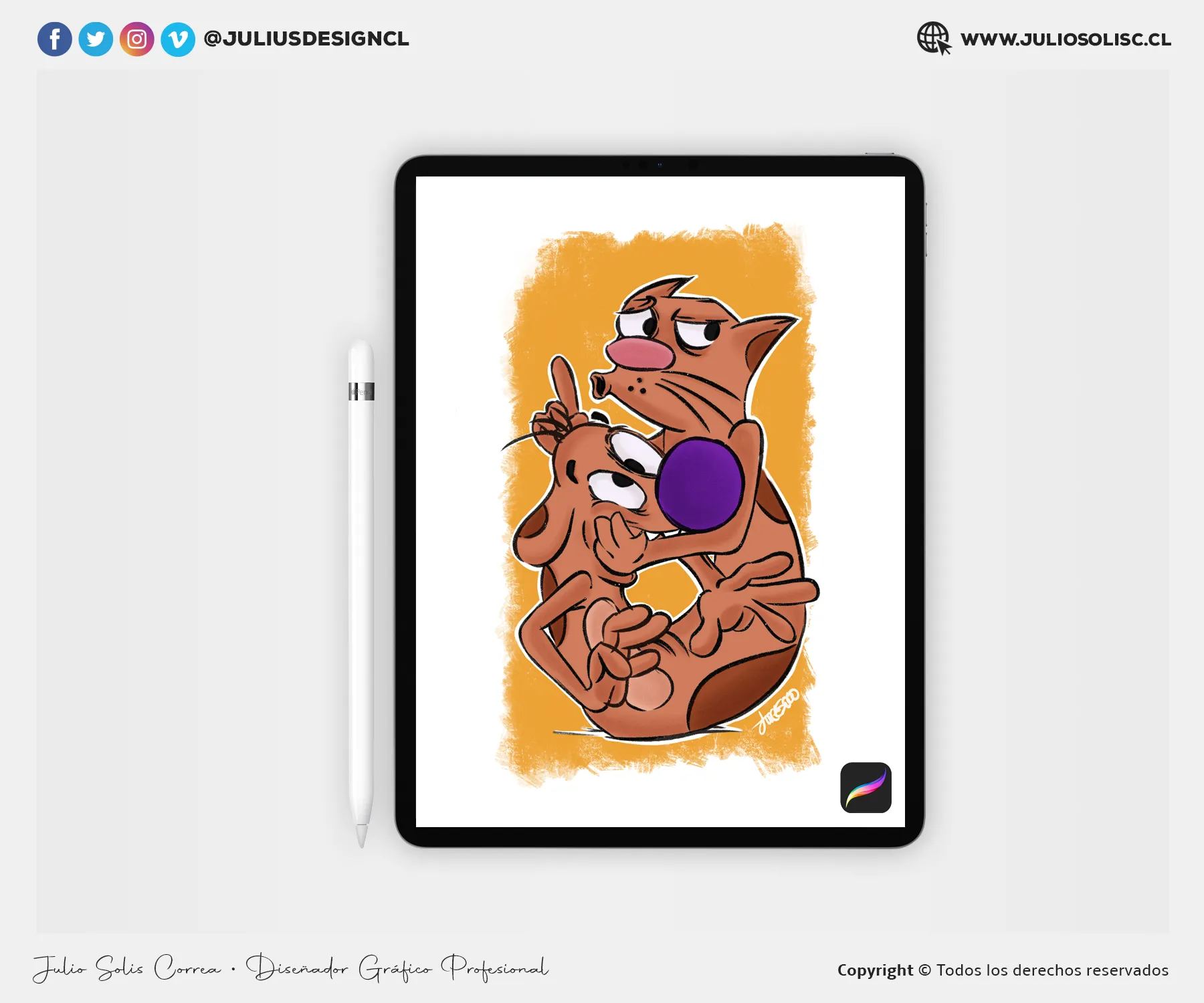 Ilustración catdog