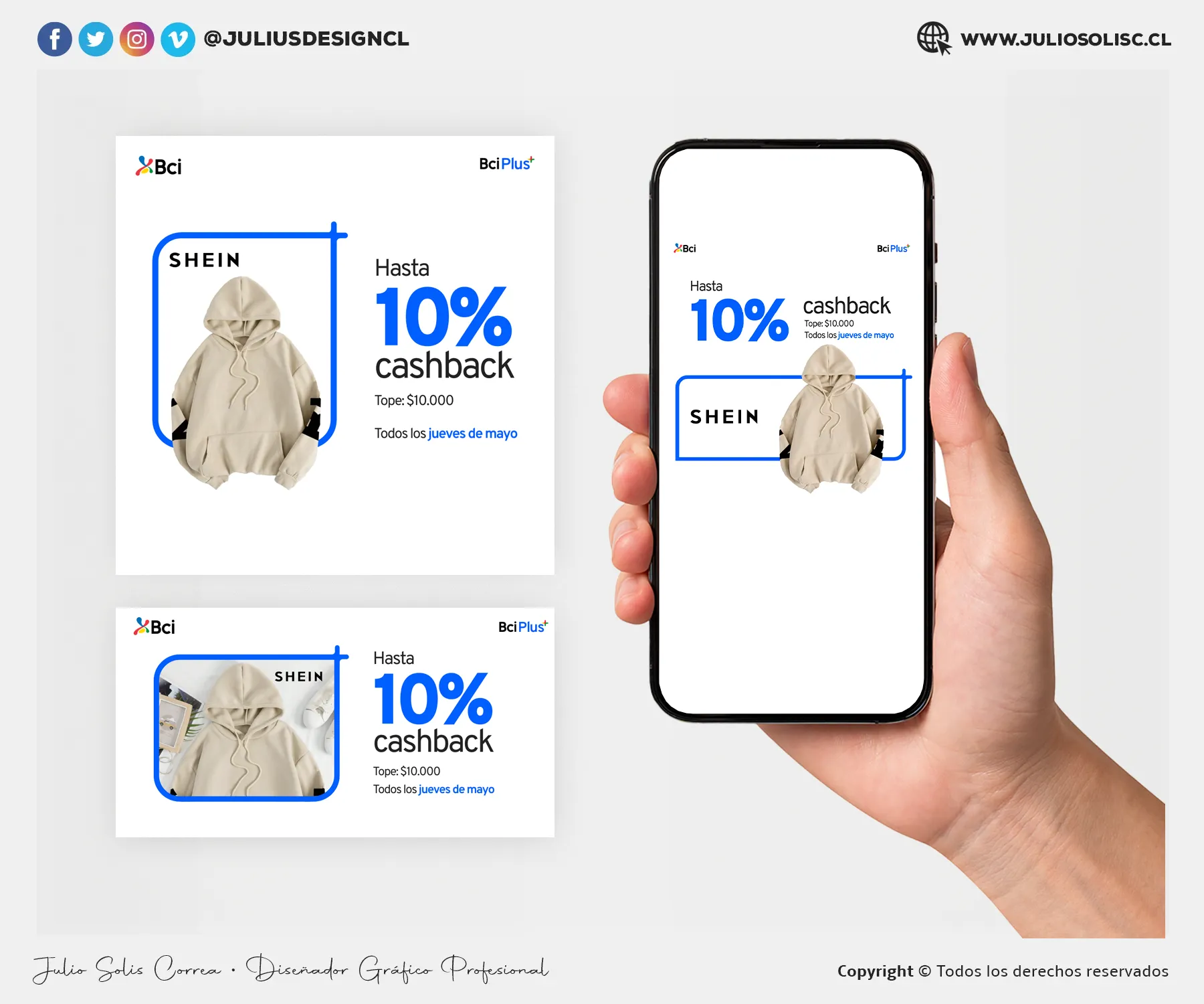 Post paid media Bci convenio Shein