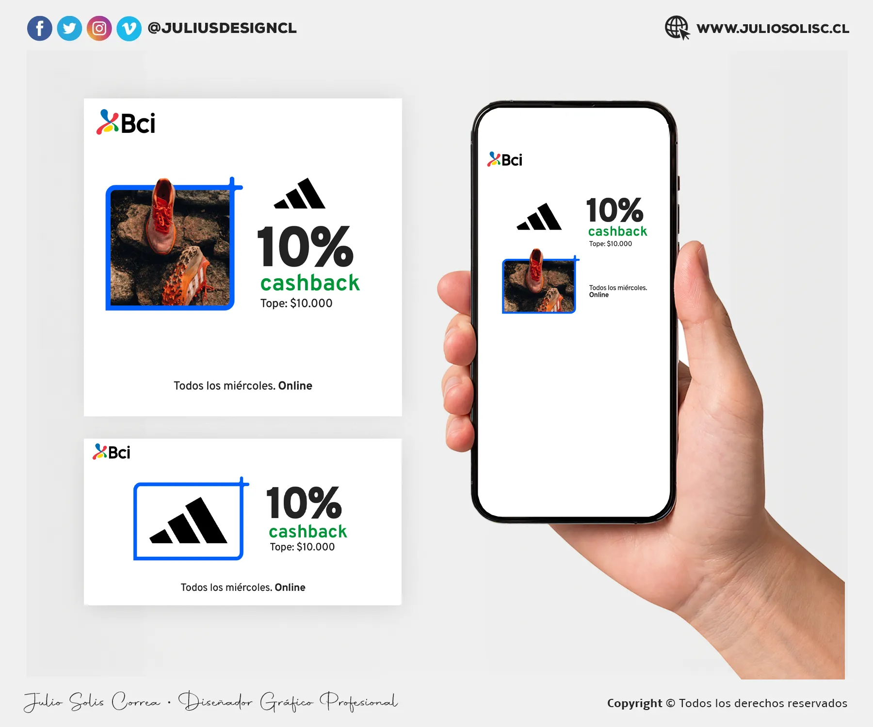 Post paid media Bci convenio Adidas